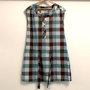 Sessun plaid sleeveless mini dress